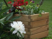 Fioriera BASIC in legno assemblata 40x40 