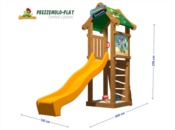 Scivolo Prezzemolo Roof con le misure 
